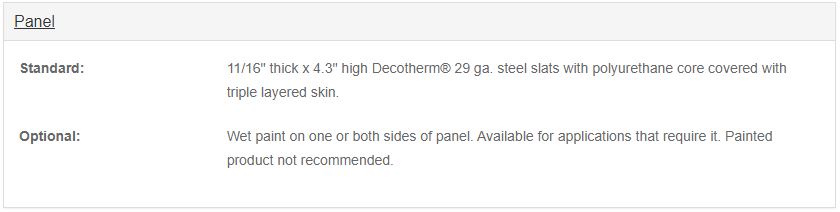 Steel Ranger Series - Door Doctor image Specs2