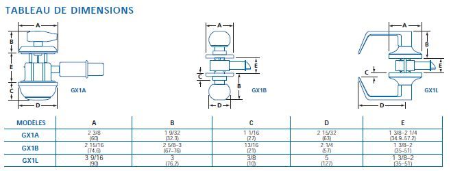 Deadbolt locks - Dor Docteur image tableau dimension GX